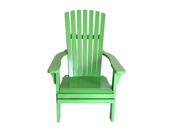 fauteuil-robinier-laque-vert-face