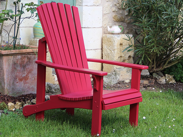 FAUTEUIL ROBINIER LAQUE F&B RECTORY RED